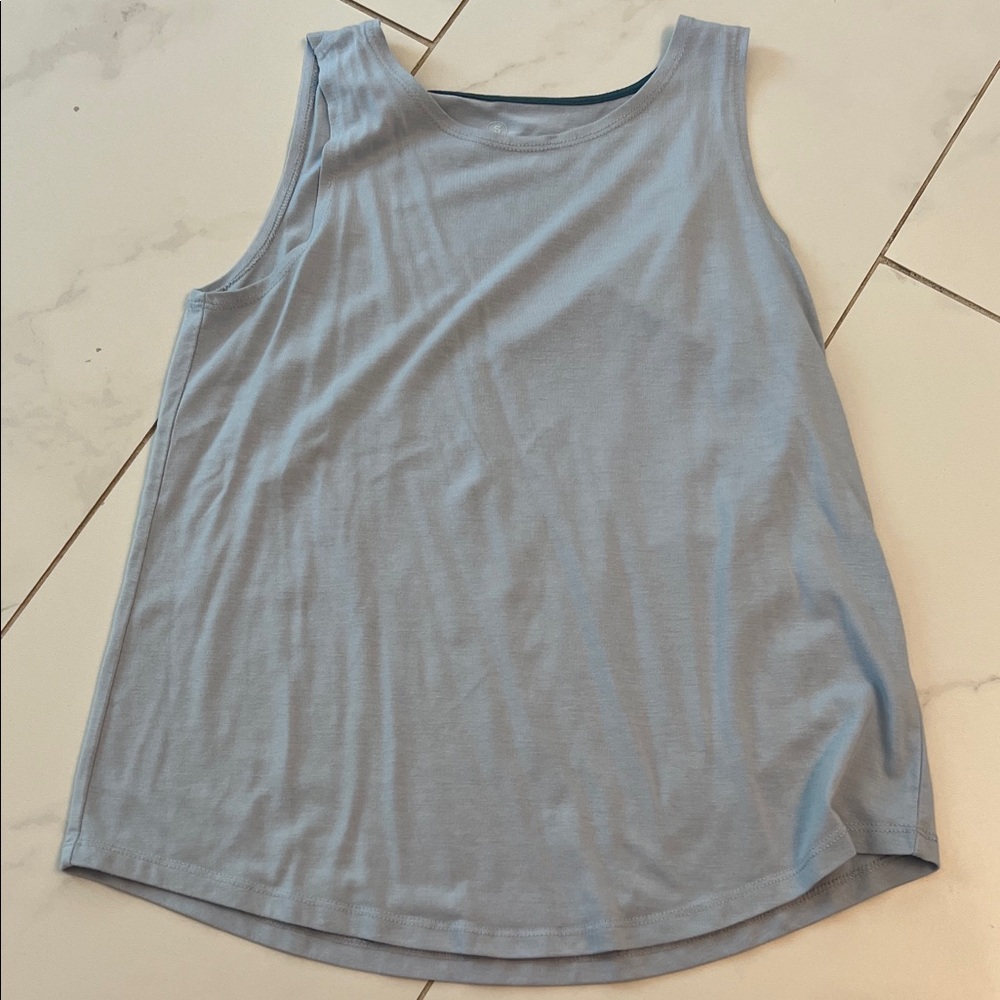 Light Blue Sleeveless Women's Top freefly size small